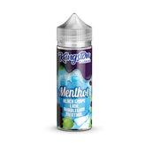 KINGSTON MENTHOL 100ML SHORTFILL BLACK GRAPE LIME BUBBLEGUM
